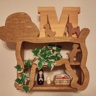 木製玩具貴賓犬展示架