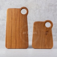 Ghana - Solid Teak Wood Cutting Board Without Joints / Food Grade Teak Wood Tray Natural Material | 