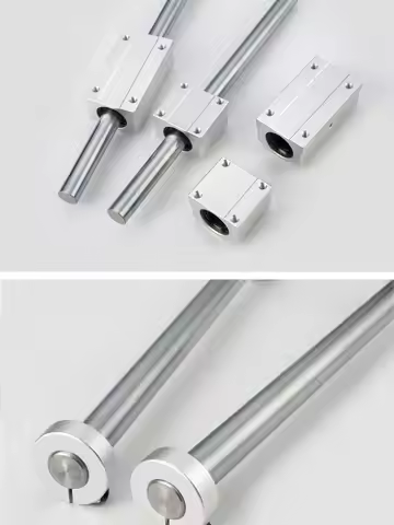 2pcs shaft rail linear rail 3d printer parts Cylinder Chrome Plated Rods axis Linear round rod L 100