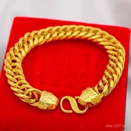 Jewelry Gold Color Wholesale Domineering Boss 999 Vietnam Sand Gold Tank Chain Men's Trendy Men's Br