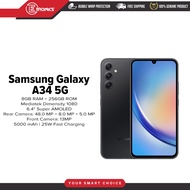 Samsung Galaxy A34 5G [8GB RAM | 256GB ROM] - Original Warranty by Samsung Malaysia