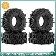 1.3 Inch Rubber Crawler Tire Tyre for 1/18  SCX24 AX24 FMS FCX24 for TRX4M -18 RC Crawler Upgrade Pa