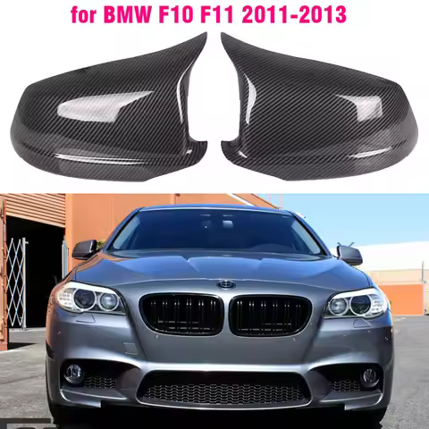 Rearview Mirror Covers for BMW F10 F11 5-Series 520i 523i 525i 528i 530i Caps Side Rear-View ABS Car
