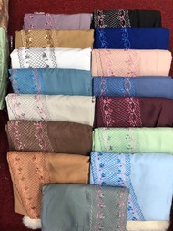 Telekung Cotton Sulam+Bag Siti Khadijah