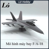 Gray F/A-18 Hornet aircraft model Kit