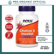 Vitamin Supplement Choline and Inositol Now 100 Vcaps