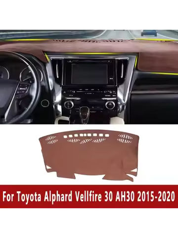 Car Dashboard Mat Dash Cover Pad Custom for Toyota Alphard Vellfire 30 AH30 2015-2020 2016 Nonslip C