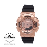 [Watchspree] Casio G-Shock for Ladies GM-110 Lineup Metal-Clad Black Resin Band Watch GMS110PG-1A GM