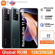 ◆Global ROM Xiaomi Redmi Note 11 Pro+ plus 5G Smartphone 128GB/256GB 120W Dimensity 920 120Hz AMOLED 108MP Note 11 Pro P