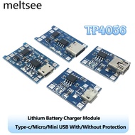 Type-c/Micro/Mini USB 5V 1A 18650 TP4056 Lithium Battery Charger Module Charging Board With Protection Dual Functions 1A Li-ion