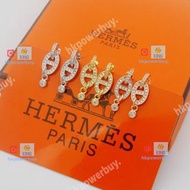 新款 愛馬仕 Hermès   豬鼻耳環媛難 認準hkpowerbuy. 飾品 送禮 手鏈 耳釘 項鏈 頸鏈 情人節 禮物