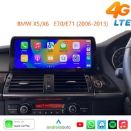 bmw x5 x5m e70 x6 x6m e71 android player headunit bluetooth gps radio carplay android auto interior 