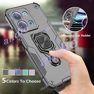 POCO C85 4G Hard Armor Magnetic Phone Case For Poco C85 PocoC85 4G 2025 Anti-Drop Metal Kickstand Sh
