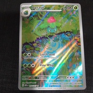 Pokemon Card TCG : Scarlet & Violet Pokemon 151 : Ivysaur 167/165 Special Illustration Rare 100% Ori