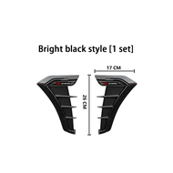 2Pcs Universal Automobile Leaf Plate Decoration Flank Fender Motors Modified Wing Fender Air Guide V