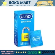 Durex Extra Safe 12 Pcs / Kondom Durex Extra Safe / Durexx Extra Safe