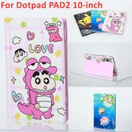 Flip Case For Dotpad PAD2 10.1 inchs Silk Pattern Cover Flip Foldable Stand Full Body Protective Cov