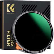 K&F Concept Nano-X ND3-ND1000 Variable ND Lens Filter(1.5-10 Stops) Putter Adjustable HD Neutral Den