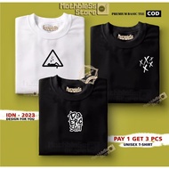 BUY 1 OR 3 PCS Men's and Women's Distro T-Shirts - ZzZz Distro T-Shirts - XxXx Distro T-Shirts - Pre