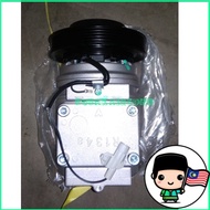 (NEW) COMPRESSOR PROTON WAJA WIRA 1.6 1.8 PUTRA SATRIA DENSO ND TYPE A/C PUMP AIR COND AIRCOND BAC