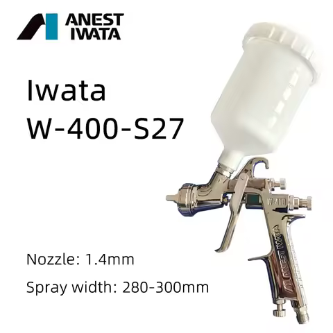 Japanese ANEST IWATA W400-S27 Car Paint Spray Gun 1.4 Nozzle