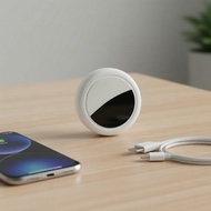 GPS Security Tag for iPhone Find My, Anti-Loss Tracker, Sound Locator, Key Finder & Alarm