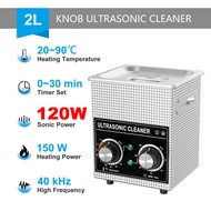 Ultrasonic Cleaner 2L Cleaning Machine for Jewelry Watches Glasses Denture Razor Tool Portable Ultra