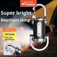 EDC Mini Flashlight, COB Keychain Work Light t with 7 Light Modes