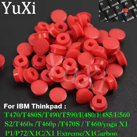 10Pcs Mouse Laptop Pointer TrackPoint Cap for Lenovo IBM Thinkpad T460S T470P E480 E485 X1 Yoga Carb