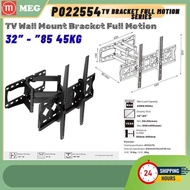 Universal TV Full Motion Wall Mount Bracket 32–85 Inch | Dual Arm | Swivel Tilt Extend | Max 45kg P0