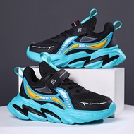 Ready Stock Mesh Running Shoes for Kids Boys 29-39 Korea Style Sports Sneakers for Men Rubber Shoes 