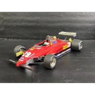 GP Replicas 1/18 Ferrari 126 C2 1982 #28 F1 Formula Racing Resin Car Model Bulk Package Defects Defe