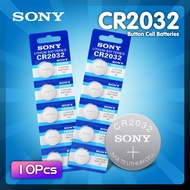 exciting۩10pcs SONY Original CR2032 DL2032 ECR2032 BR2032 2032 CR 3V Lithium Button cell Coin Batter