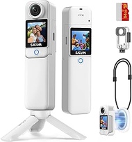 SJCAM C300 Vlogging Combo,4K Pocket Action Camera,7H Power,6-Axis Stabilization,Dual-Touch Screen 15