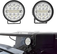 XUTVOTOR 3.5 Inch LED Pod Lights for Kawasaki Mule, Front A-Pillar Auxiliary Lights with Mounting Br