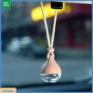 [Spot Goods]6ml Water Drop Shape Glass Car Perfume Bottle with Lanyard Interior Clear Aromatherapy E