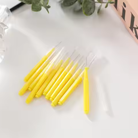 50pcsInterdental Brushes Dental Brush Between Teeth For Dental Orthodontic Clean Between Teeth Clean