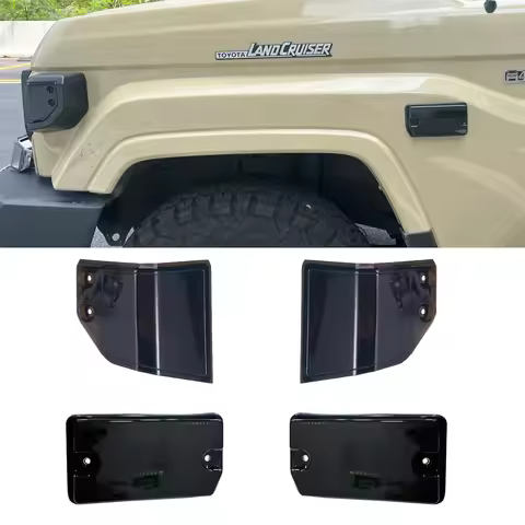 LED Smoked Black Side Corner Indicator Light Lamp for Toyota Land Cruiser 70/76/ 78/ 79 LC70/76/78 L