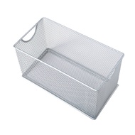 Yiqi Home Iron Mesh CD Box Creative CD Storage Basket Large Capacity DVD Box CD Storage Rack Box Ove