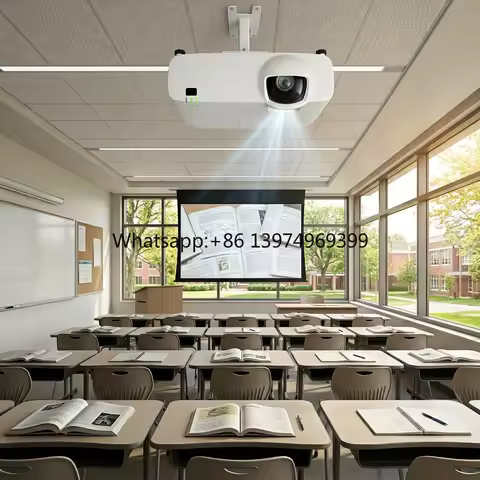 SMX MX-ST5000U 5000 Lumens WUXGA 3LCD Short Throw Laser Projector for Education & School