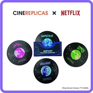 Cinereplicas x Netflix | KPop Demon Hunters Set of 4 Coasters – Hunters & Demons Soundtrack