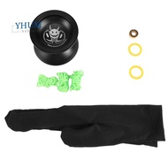 A1 Yoyo for Kids,Yoyo for Beginners Aluminum Alloy Yoyo,Easy to Return and Practise Tricks,Black