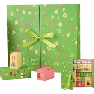 Empty Christmas Countdown Calendar Box，Fillable Advent Calendar Box，Empty24Grid Foldable Advent Cale