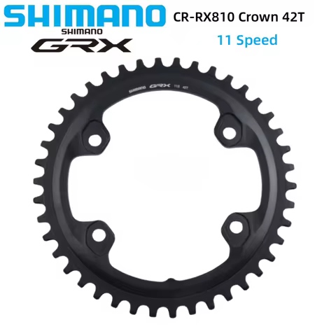 SHIMANO GRX RX810 Crown 42T/40T 11 Speed 1 Piece Chainring CR-RX810 For FC-RX810-1 Crankset For Grav
