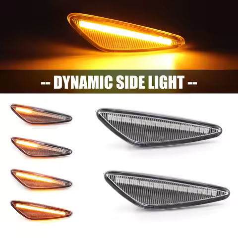 Sequential Flashing LED Turn Signal Light For Mazda 5 CW 6 GH MX-5 ND RX-8 Dynamic Side Marker Light