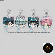 Ivan Till Sua Mizi Keychain Men Anime Alienstage Acrylic Car Cosplay Japan