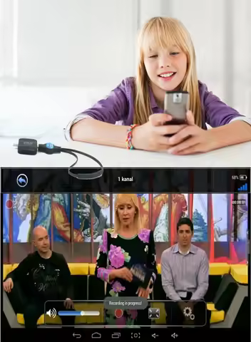 zz Micro USB Digital DVB-T DVB-T2 TV Tuner Receiver Tv Converter For Android Phone and Pad DVB-T2S D