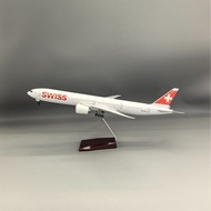 47cm Resin Airplane Model B777 Simulation Model Airplane Civil Airplane Passenger Airplane Decoratio