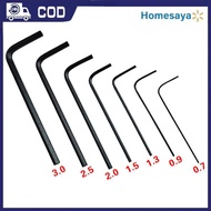 7pcs/lot 0.7mm-3mm mini Hexagon Hex allen key Set wrench screwdriver Tool Kit COD