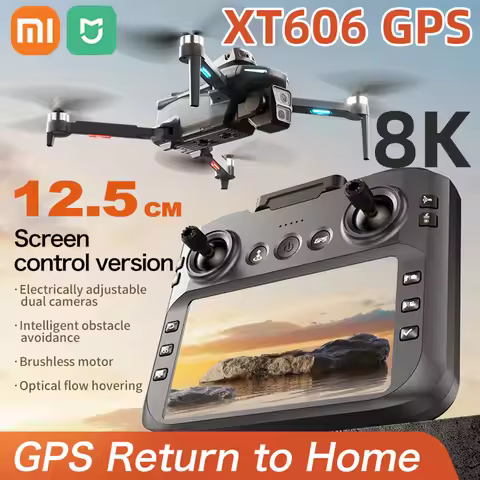Xiaomi Mijia XT606 GPS Drone 4K Professional HD Dual Camera Gimbal 360°Obstacle Avoidance Brushless 